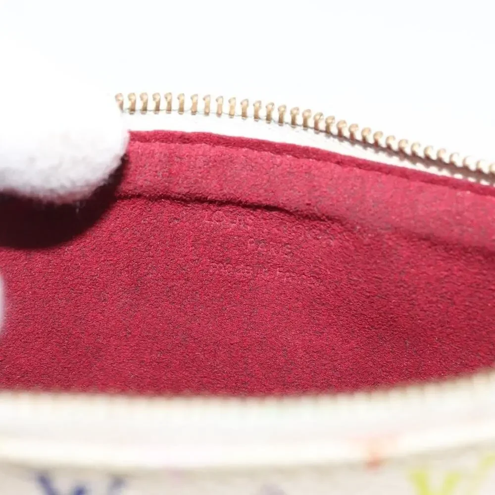 Louis Vuitton Monogram Multicolor Pochette GM Pouch White